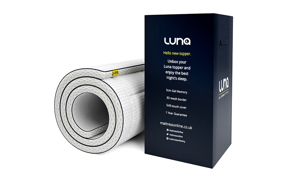 Luna Gel Memory Topper, Superking
