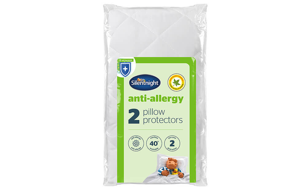 Silentnight Anti-Allergy Pillow Protector, Standard Pillow Size