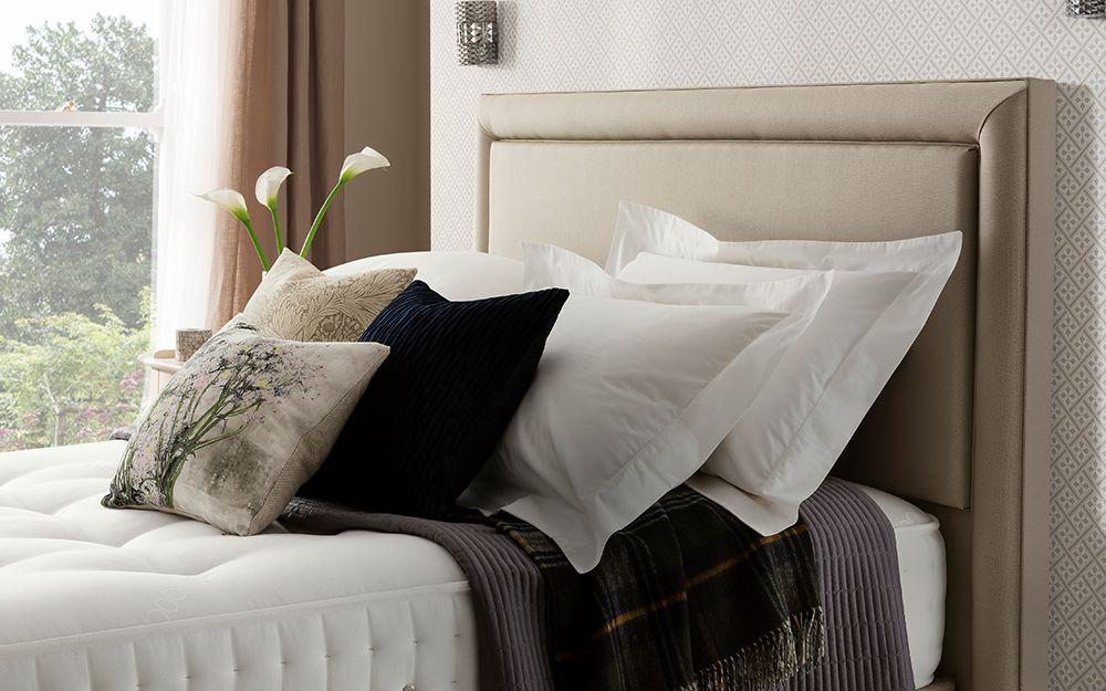Silentnight Palermo Headboard, King Size, Slate Grey