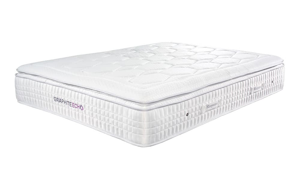 Sleepeezee Graphite Echo 3200 Pocket Pillow Top Mattress, Small Double