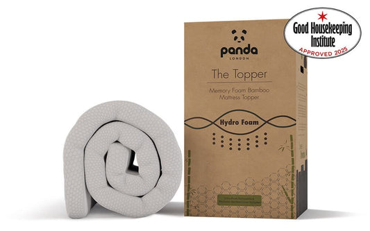Panda Bamboo Memory Foam Mattress Topper, Small Double