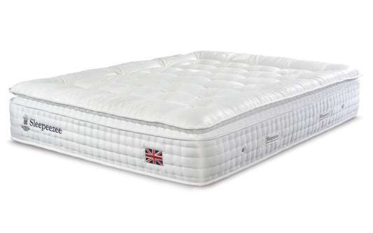 Sleepeezee Perfectly British Mayfair 3200 Pocket Pillow Top Mattress, Small Double