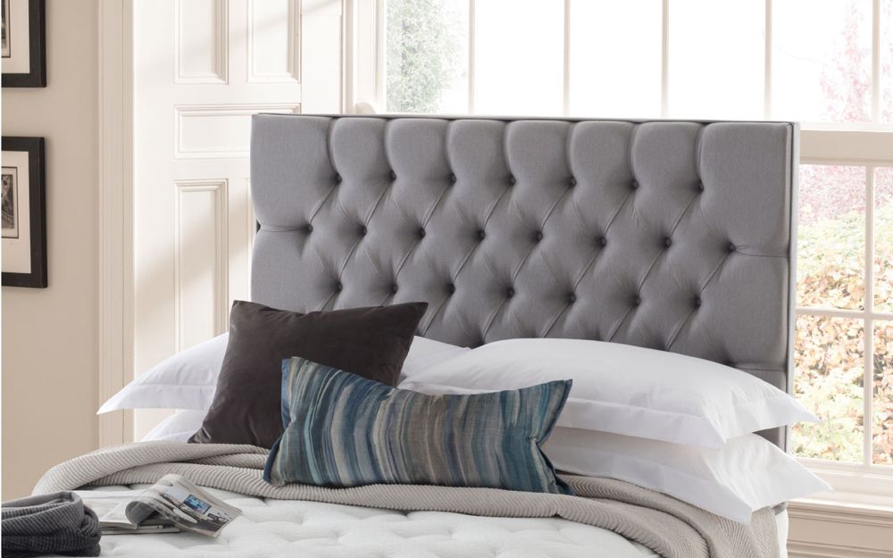 Rest Assured Florence Headboard, King Size, Slate Grey