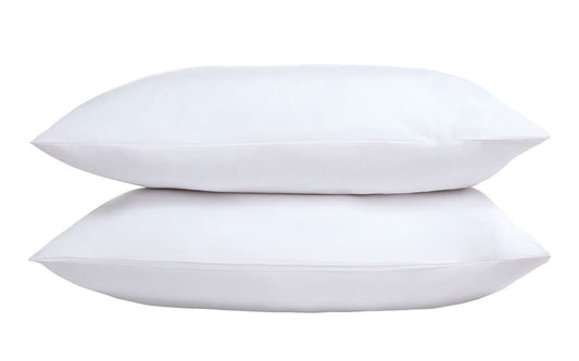 Five Star Hotel Concept Percale Pillowcase, Standard Pillow Size, White